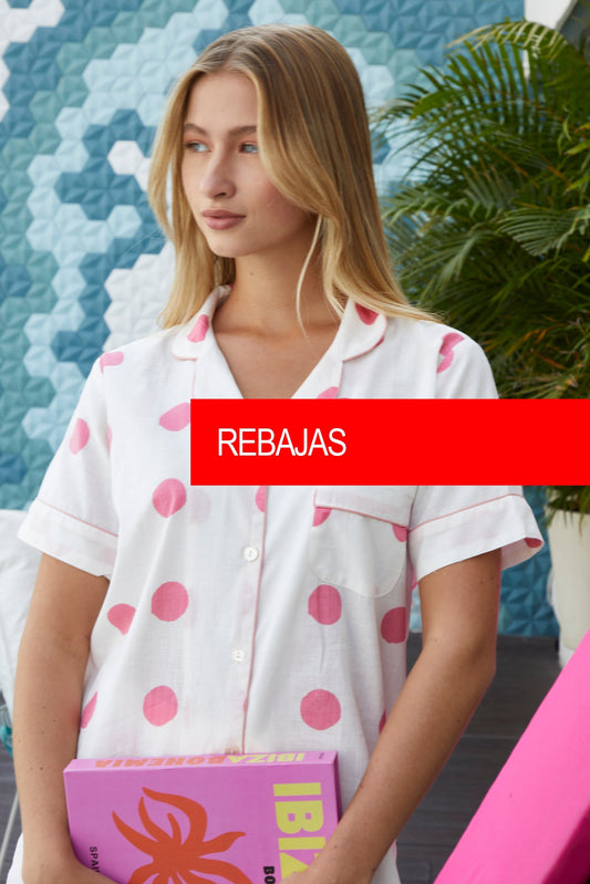 PIJAMA SHORT POLKA DOT PINK