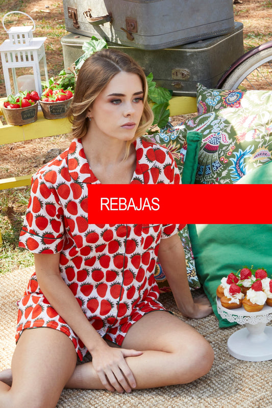 PIJAMA SHORT FRAISES