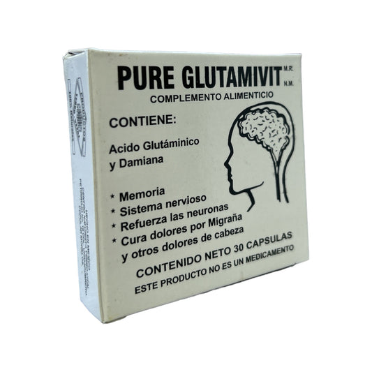 CAP PURE GLUTAMICO C /30 SONORA NatuZem