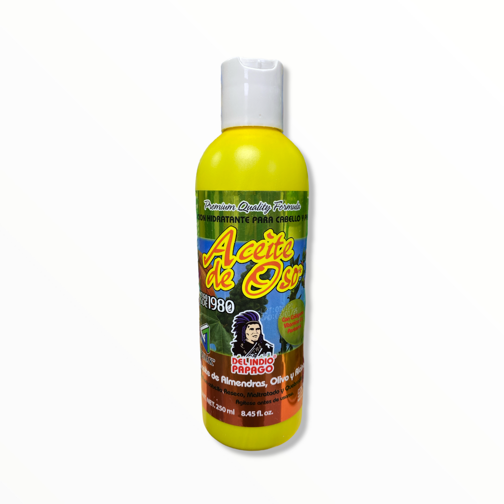 ACEITE DE OSO C/ 250 ML DEL INDIO PAPAGO NatuZem