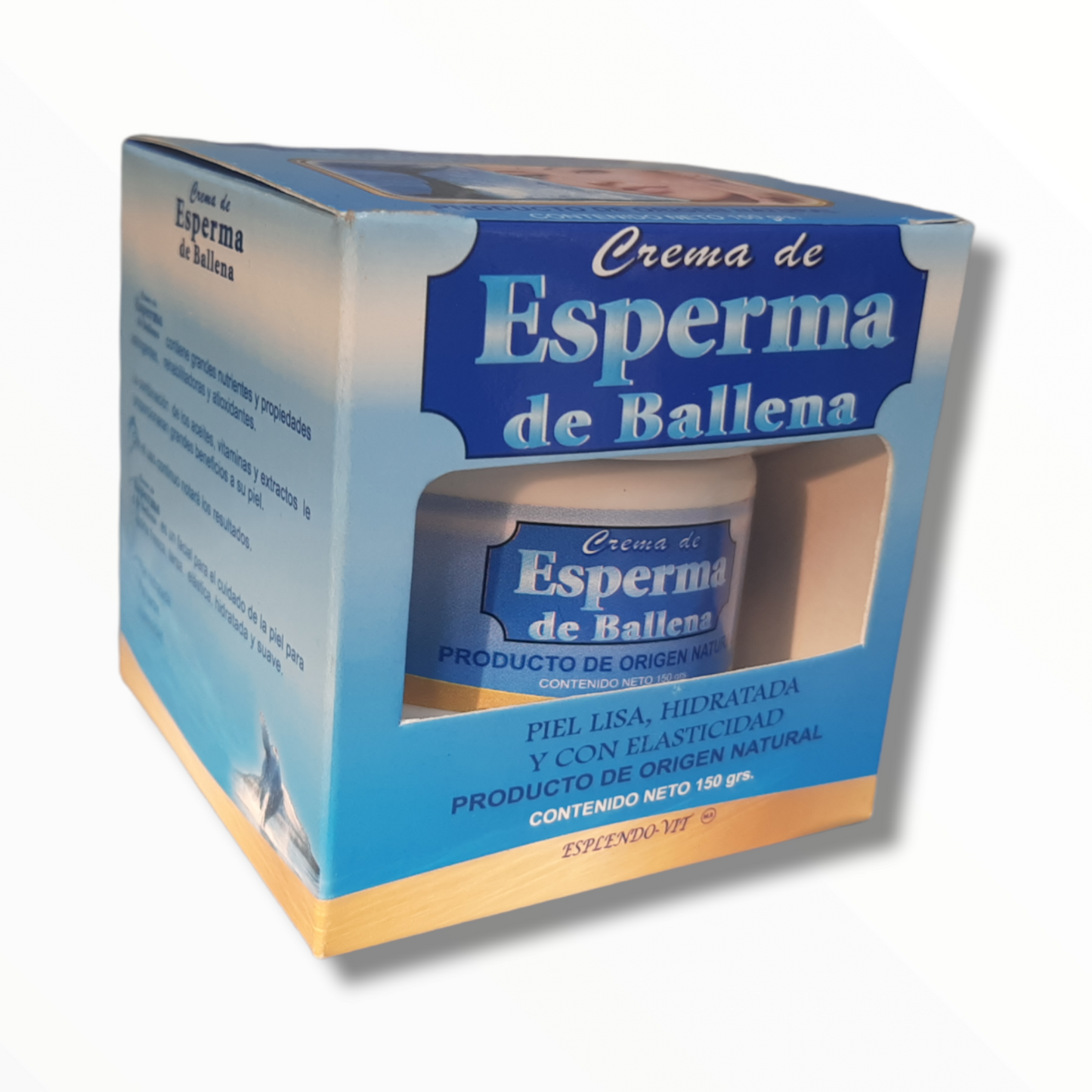 CREMA DE ESPERMA DE BALLENA C/150 GRS AZTECA Y NOLISAN NatuZem