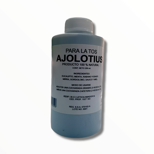 JARABE AJOLOTIUS 250 ML BLANCO PRODUCTOS CAMACHO NatuZem