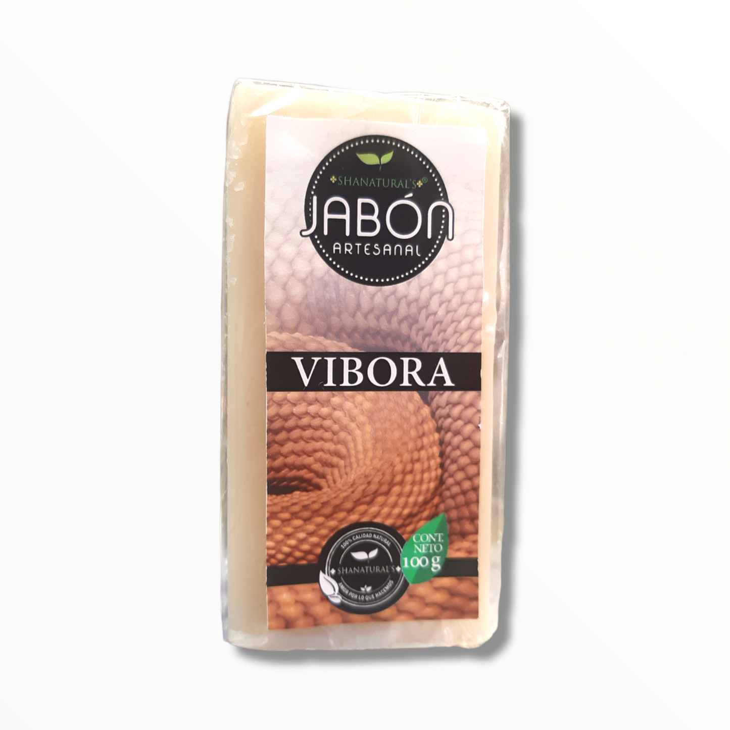 JABÓN ARTESANAL VÍBORA C/100 GR SHANATURAL'S NatuZem