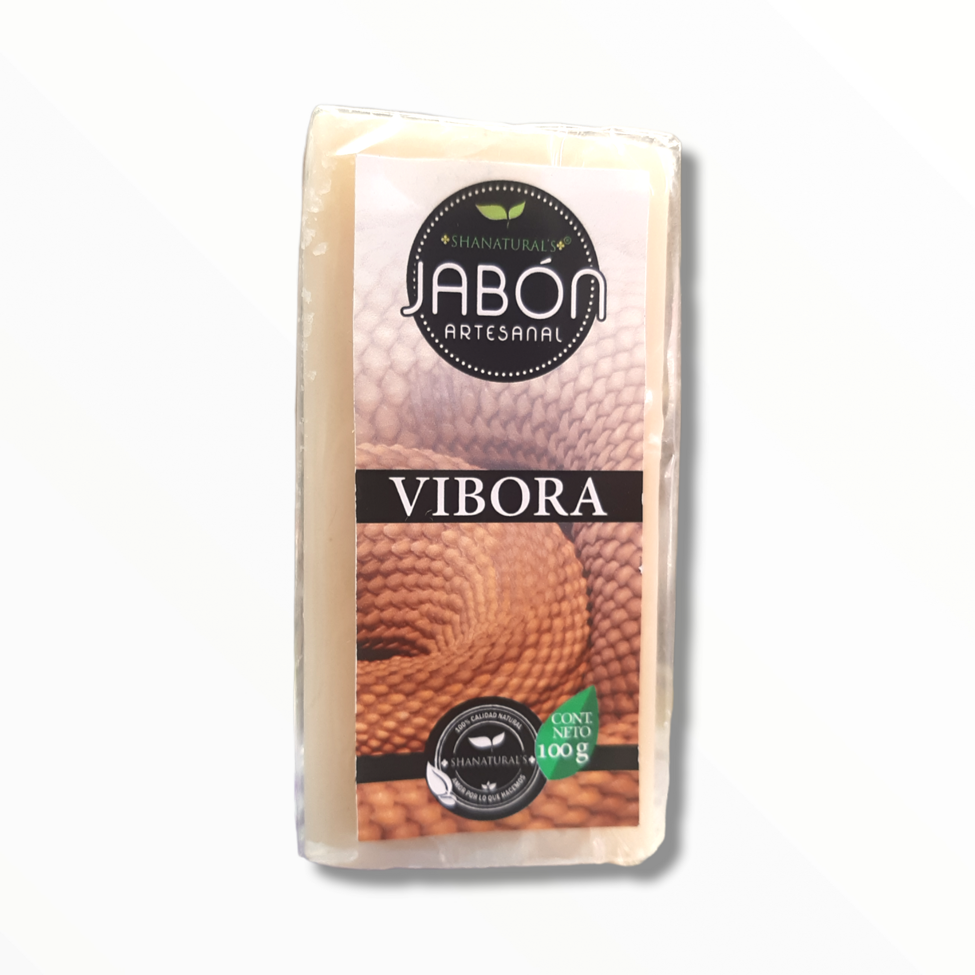 JABÓN ARTESANAL VÍBORA C/100 GR SHANATURAL'S NatuZem