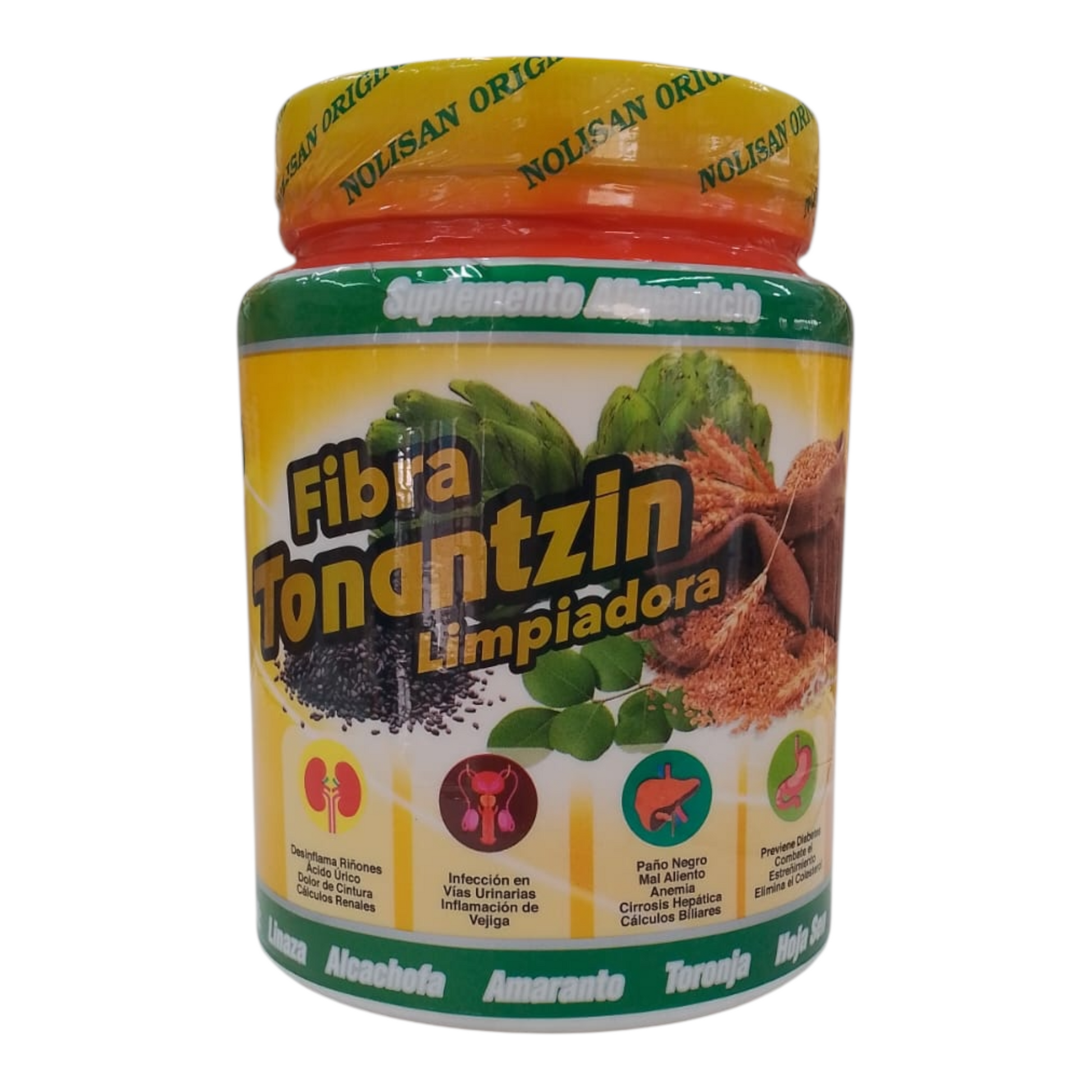 FIBRA TONANTZIN LIMPIADORA 500 GR BIOHEALTHY NatuZem