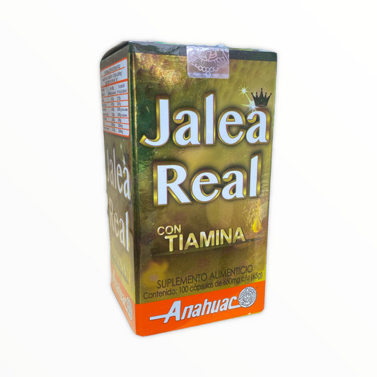 CAP JALEA REAL CON TIAMINA C/100 ANAHUAC NatuZem