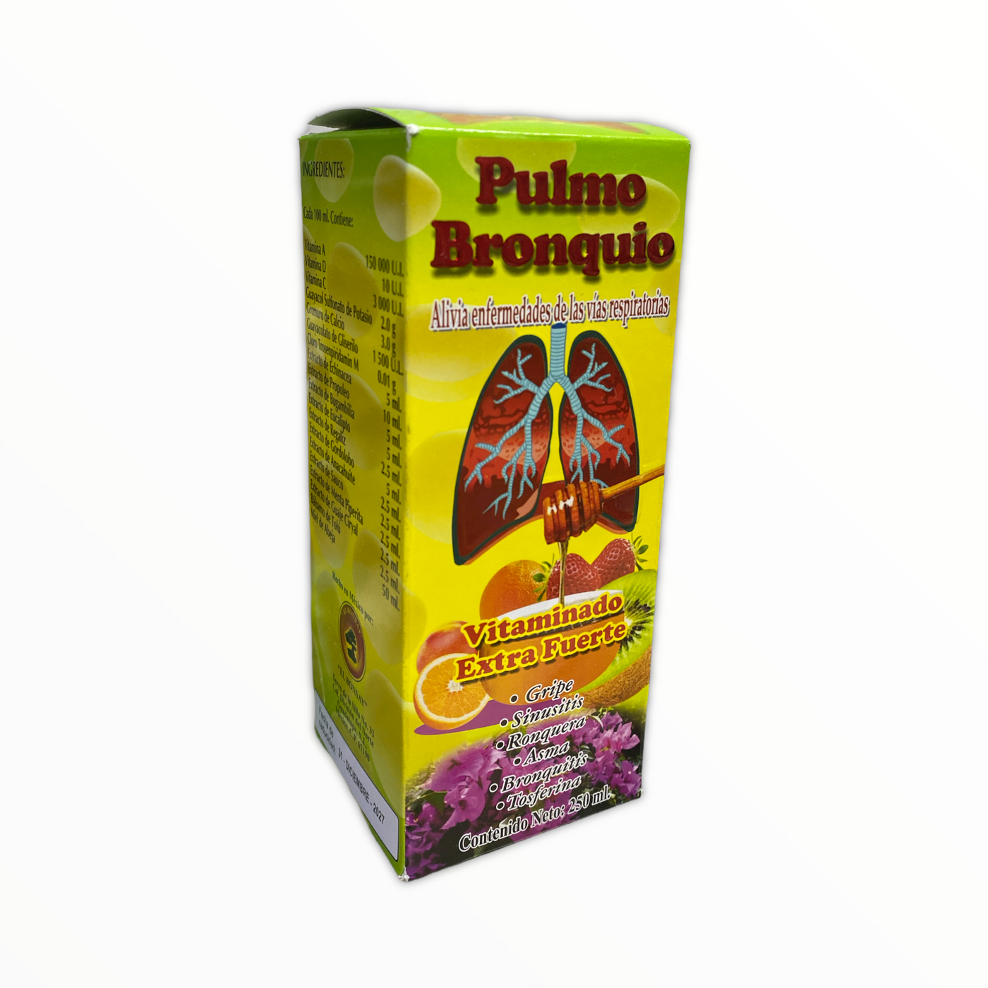 JARABE PULMO BRONQUIO C/250 ML EL BONSAY NatuZem