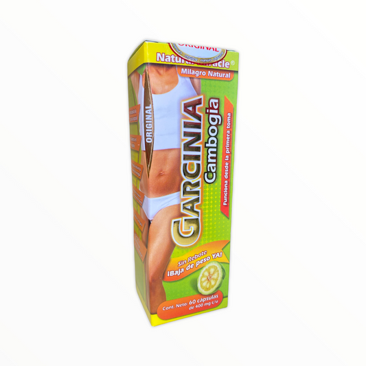 CAP GARCINIA CAMBOGIA (SOLA , VERDE) C/60 NATURAL MIRACLE NatuZem