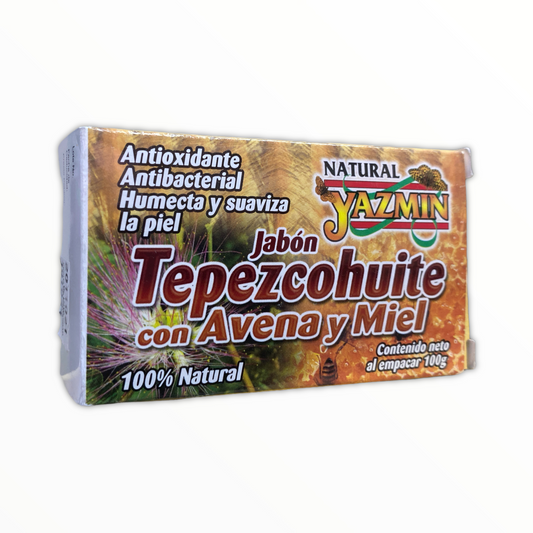 JABON TEPEZCOHUITE AVENA MIEL YAZMIN NatuZem