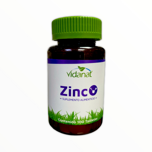 TAB ZINC C/ 100 VIDANAT NatuZem