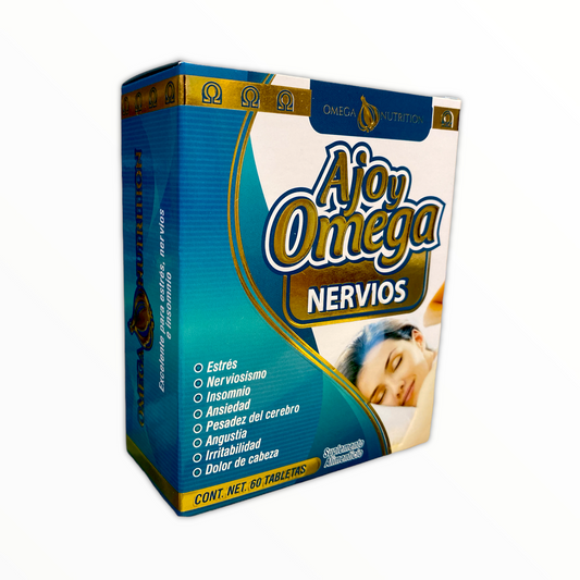 TAB AJO Y OMEGA NERVIOS C/ 60 OMEGA NUTRITION NatuZem