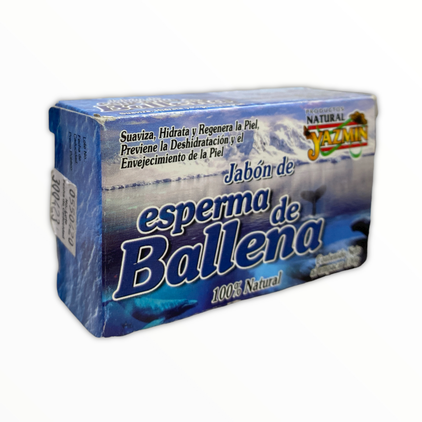 JABON ESPERMA DE BALLENA C/100 GR YAZMIN NatuZem