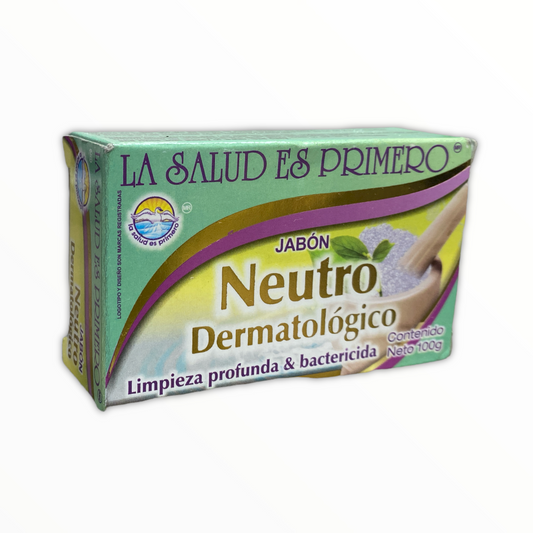 JABON NEUTRO 100 GR SALUD ES PRIMERO NatuZem
