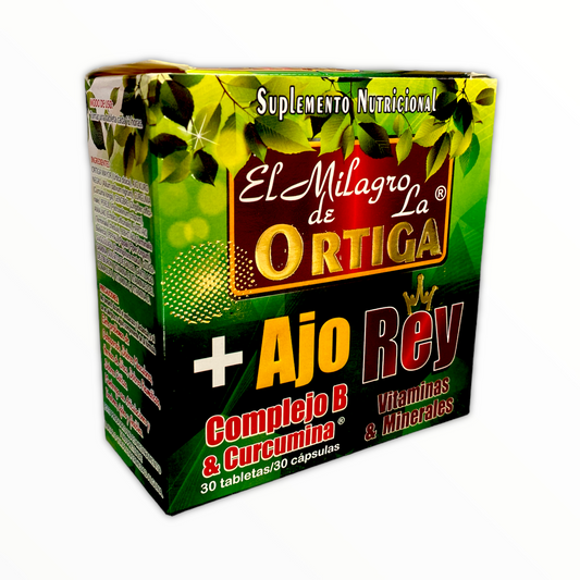 TAB EL MILAGRO DE LA ORTIGA + AJO REY C/60 RN NatuZem
