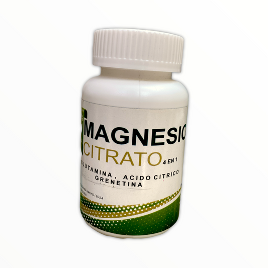 TAB CITRATO DE MAGNESIO 4 EN 1 C/30 O C/60 EVOLUCION NATURAL NatuZem