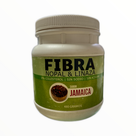 FIBRA NOPAL&LINAZA SABOR JAMAICA 500GRS SUNATURA NatuZem