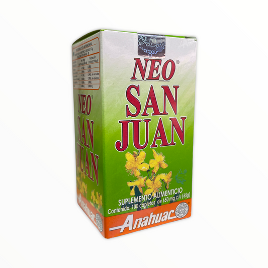 CAP NEO HIERBA DE SAN JUAN C/ 100 DE 650 MG ANAHUAC NatuZem