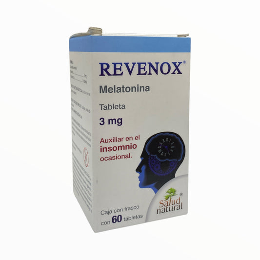 TAB REVENOX MELATONINA C/60 SALUD NATURAL NatuZem