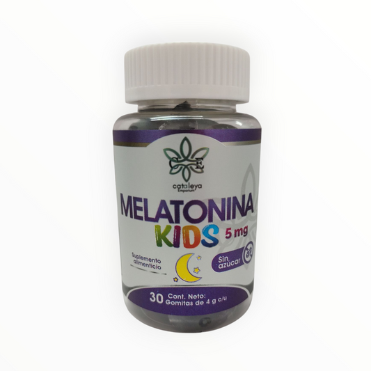 GOMITAS MELATONINA KIDS 5 MG SIN AZUCAR C/30 DE 4 G C/U CATALEYA NatuZem