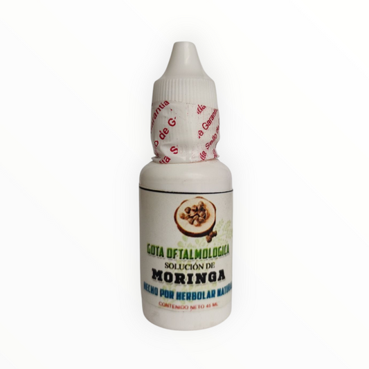 GOTAS OFTALMOLOGICAS DE MORINGA C/45 ML HERBOLAR NATURAL NatuZem