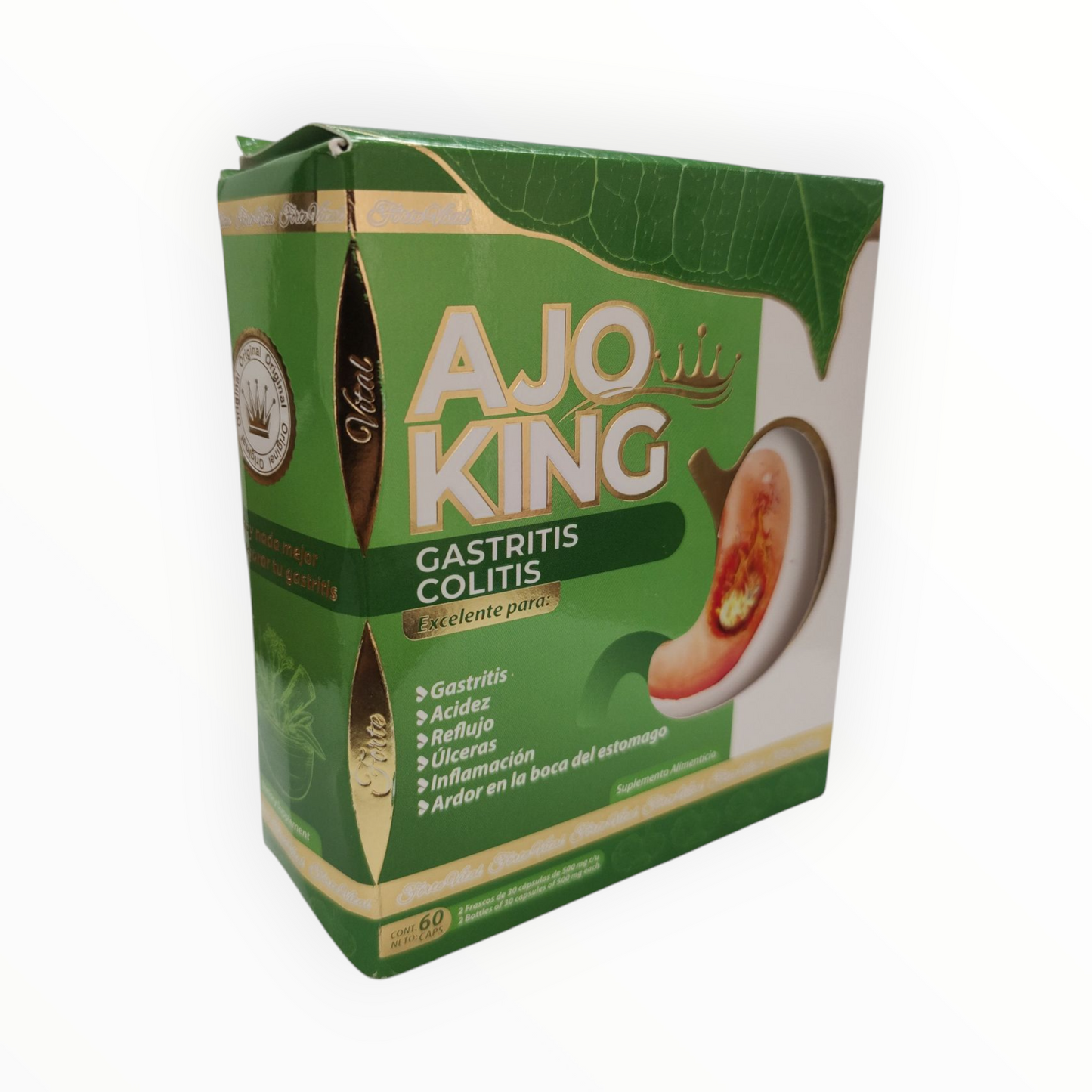 CAP GASTRITIS C/60 AJO KING NatuZem