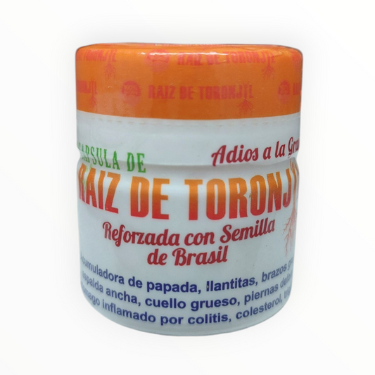 CAP RAIZ DE TORONJIL REFORZADA CON SEMILLA DE BRASIL C/ 30 BIO NATURAL NatuZem