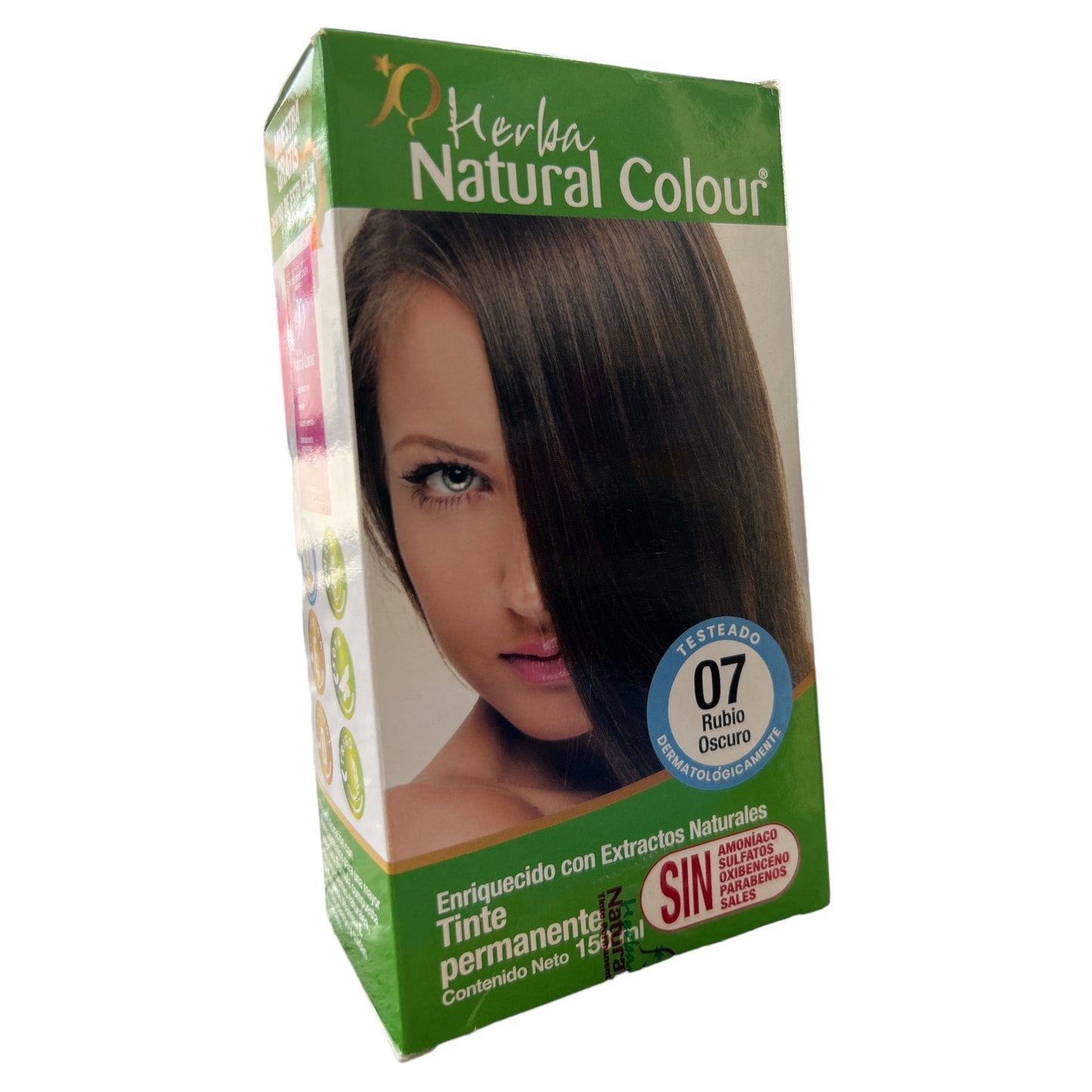 TINTE 07 RUBIO OBSCURO 150 ML NATURAL COLOUR NatuZem