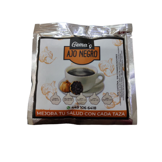 CAFE AJO NEGRO SOBRE C/25 GR GEMAS NatuZem
