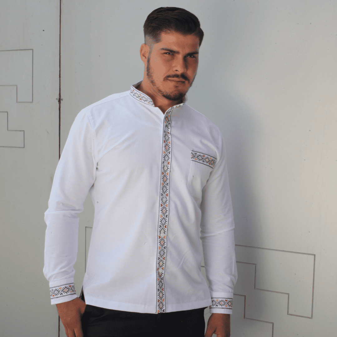 Camisa Guayabera CL Manga/Larga LeMaan Tienda de Moda Artesanal
