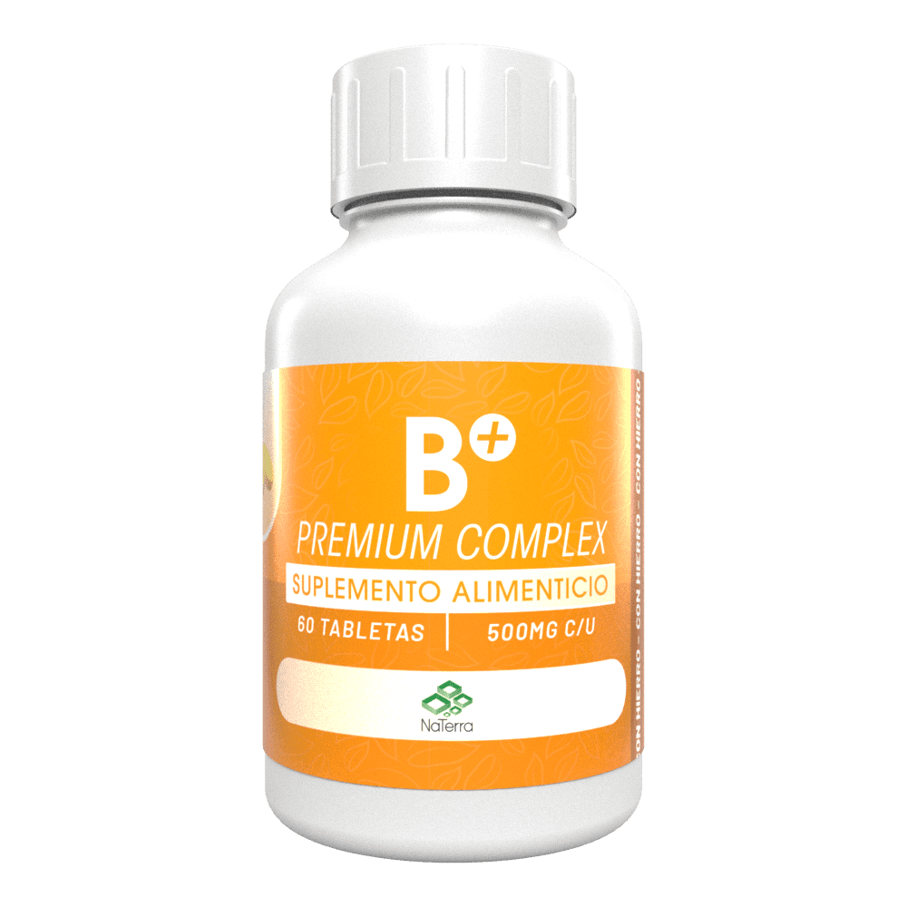 TAB COMPLEJO B+ PREMIUM COMPLEX CON HIERRO C/60 SUNATURA NatuZem