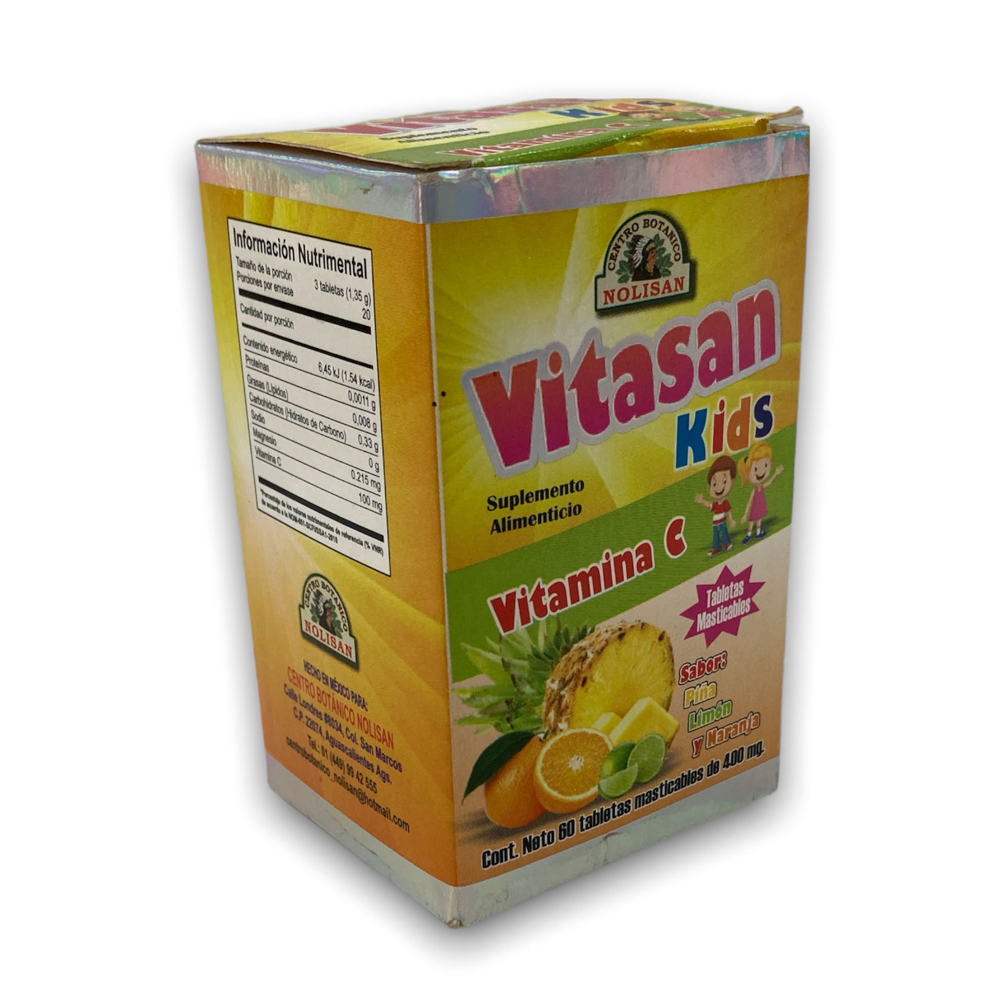 TAB VITASAN KIDS C/60 NOLISAN NatuZem