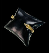Pulsera Lobos Dorada Ajustable All In Men Joyeria