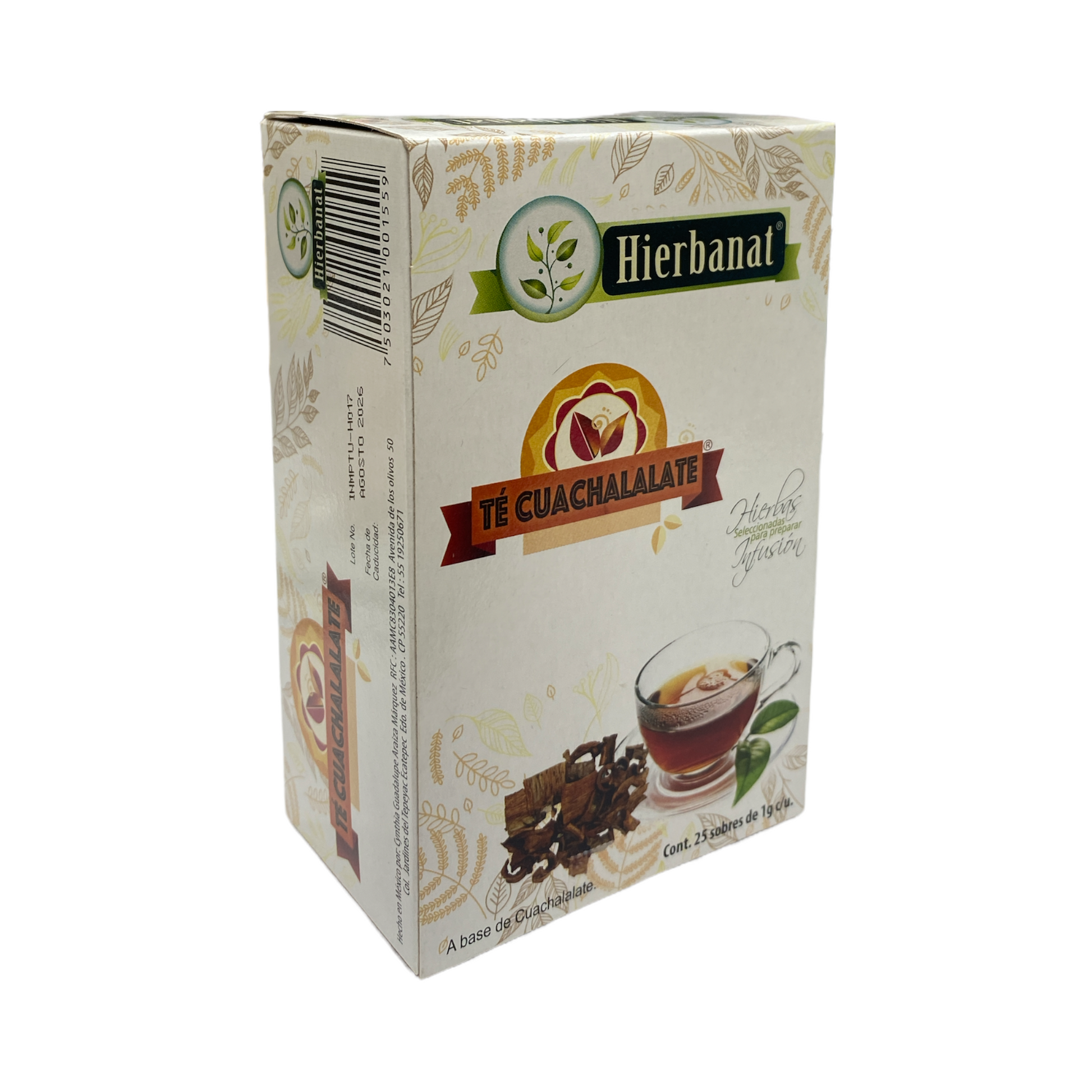 TE CUACHALALATE C/ 25 SOBRES HIERBANAT NatuZem