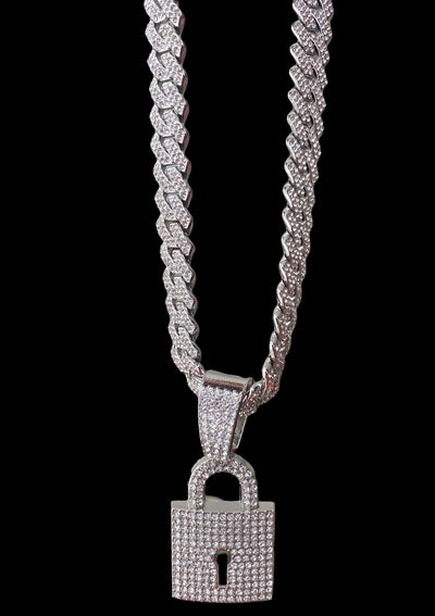 Dije Candado Zirconias All In Men Joyeria