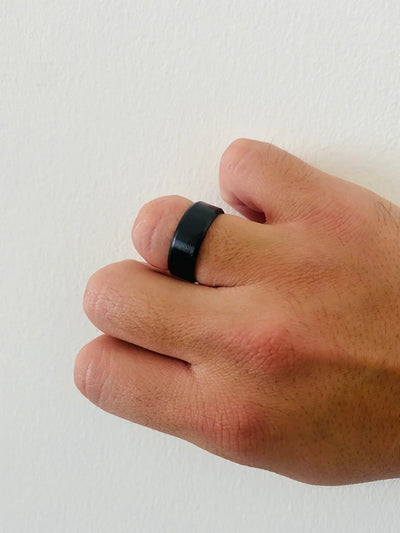 Anillo Redondo Acero Inoxidable All In Men Joyeria