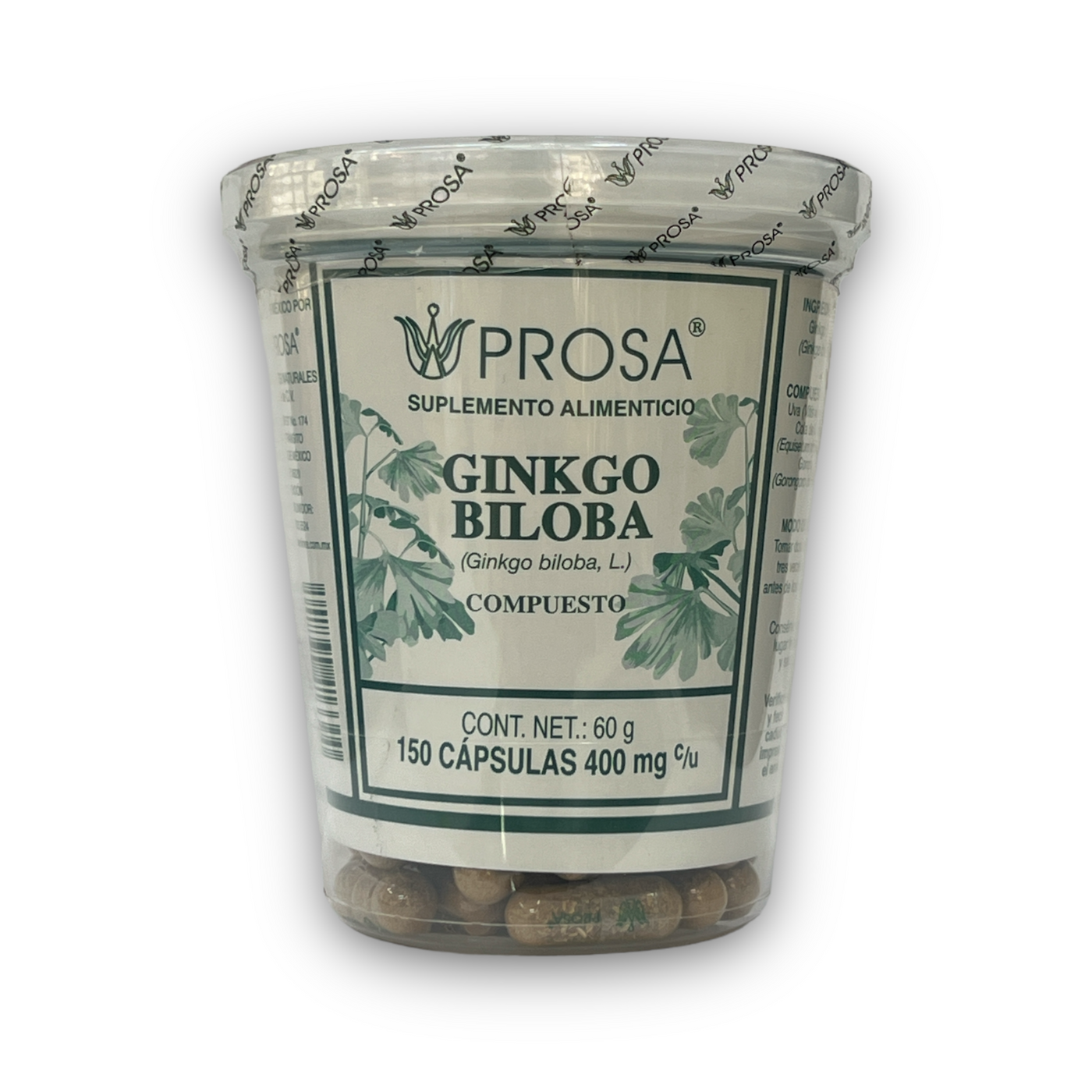 CAP GINKGO BILOBA C/ 150 PROSA NatuZem