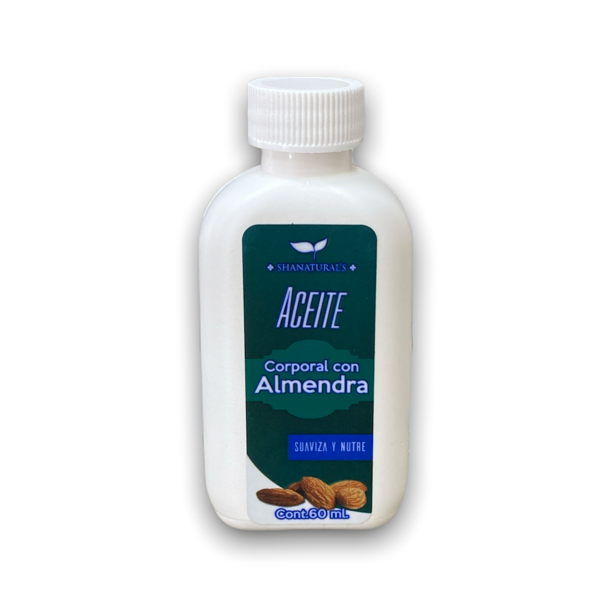 ACEITE CORPORAL CON ALMENDRAS C / 60 ML SHANATURALS NatuZem