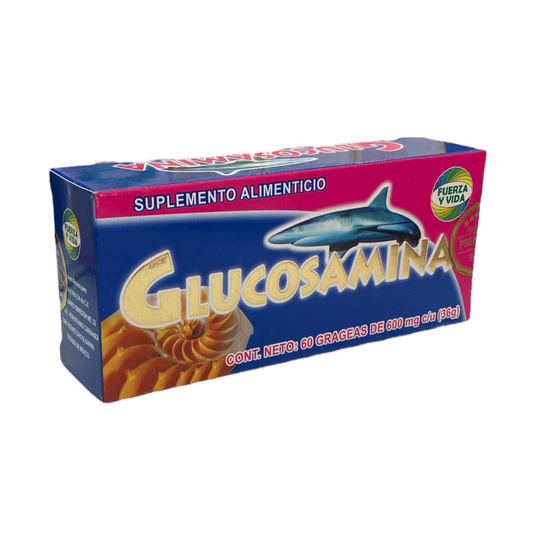 GRAGEAS GLUCOSAMINA C/60 FUERZA Y VIDA NatuZem