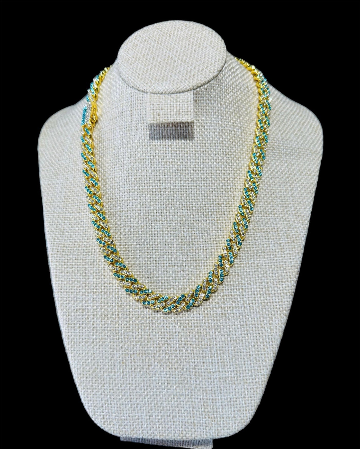 Cadena Cubana Zirconias 8 mm 45 cm All In Men Joyeria