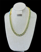 Cadena Cubana Zirconias 8 mm 45 cm All In Men Joyeria