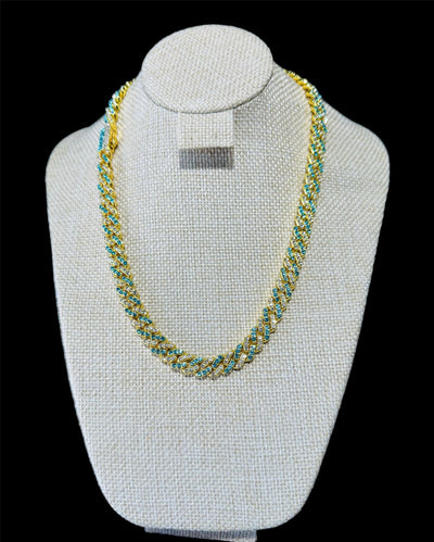 Cadena Cubana Zirconias 8 mm 45 cm All In Men Joyeria