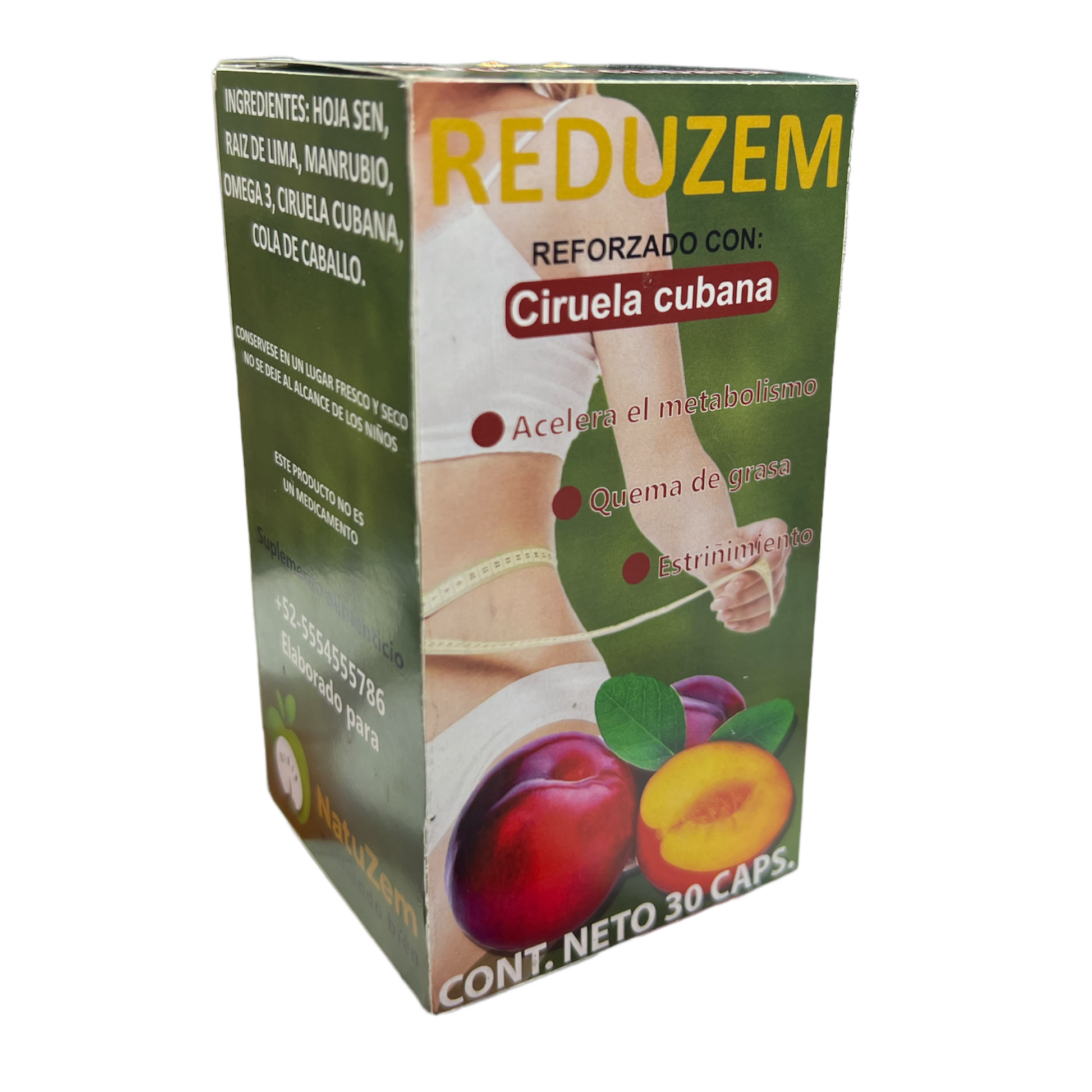 CAP REDUZEM C/ 30 NATUZEM NatuZem