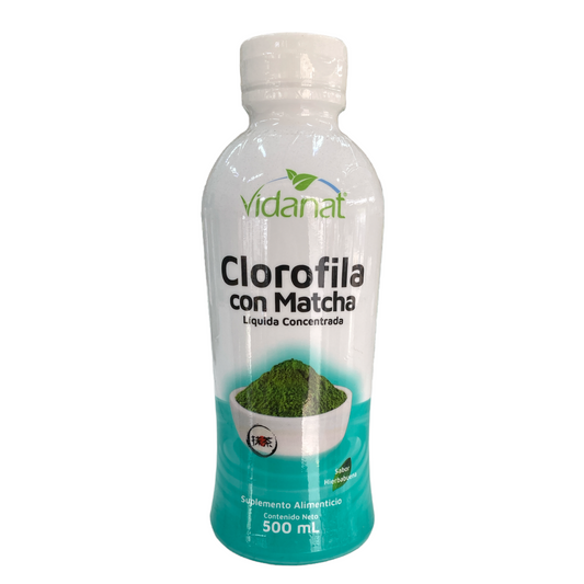CLOROFILA CON MATCHA C/500 ML VIDANAT/VITAMINAS NatuZem