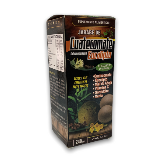 JARABE CUATECOMATE 240 ML COSMO NATURAL NatuZem