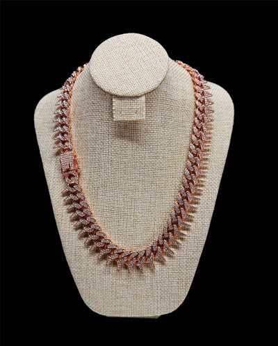 Cadena Cubana Picos All In Men Joyeria