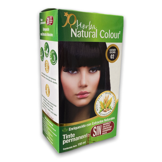 TINTE CASTAÑO OBSCURO 02 NatuZem