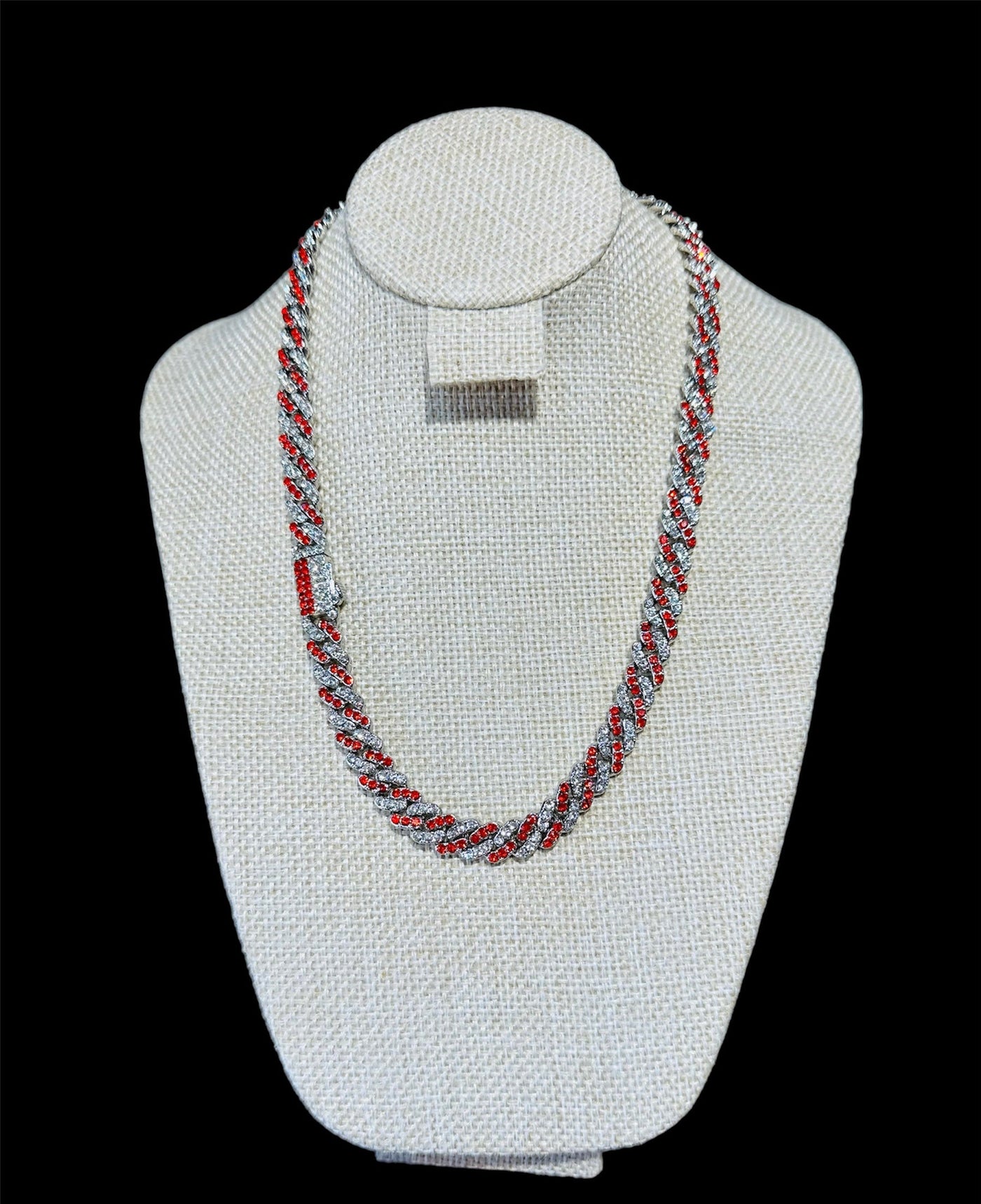 Cadena Cubana Zirconias 8 mm 45 cm All In Men Joyeria