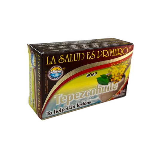 JABON TEPEZCOHUITE C/ 100 GR LA SALUD ES PRIMERO NatuZem