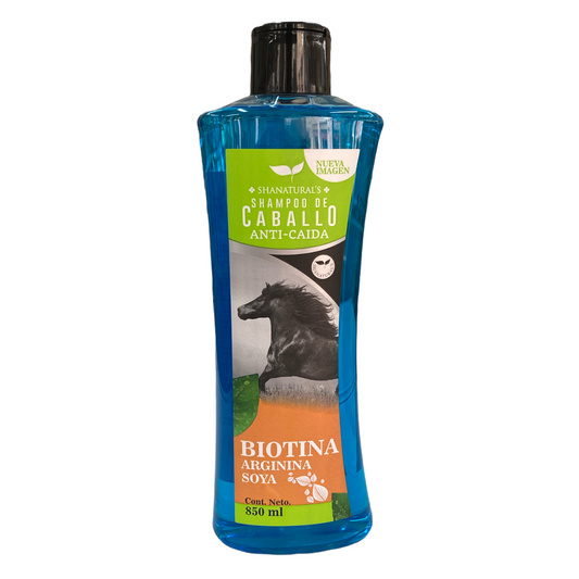 SHAMPOO CABALLO CON BIOTINA C/850 ML SHANATURAL'S NatuZem