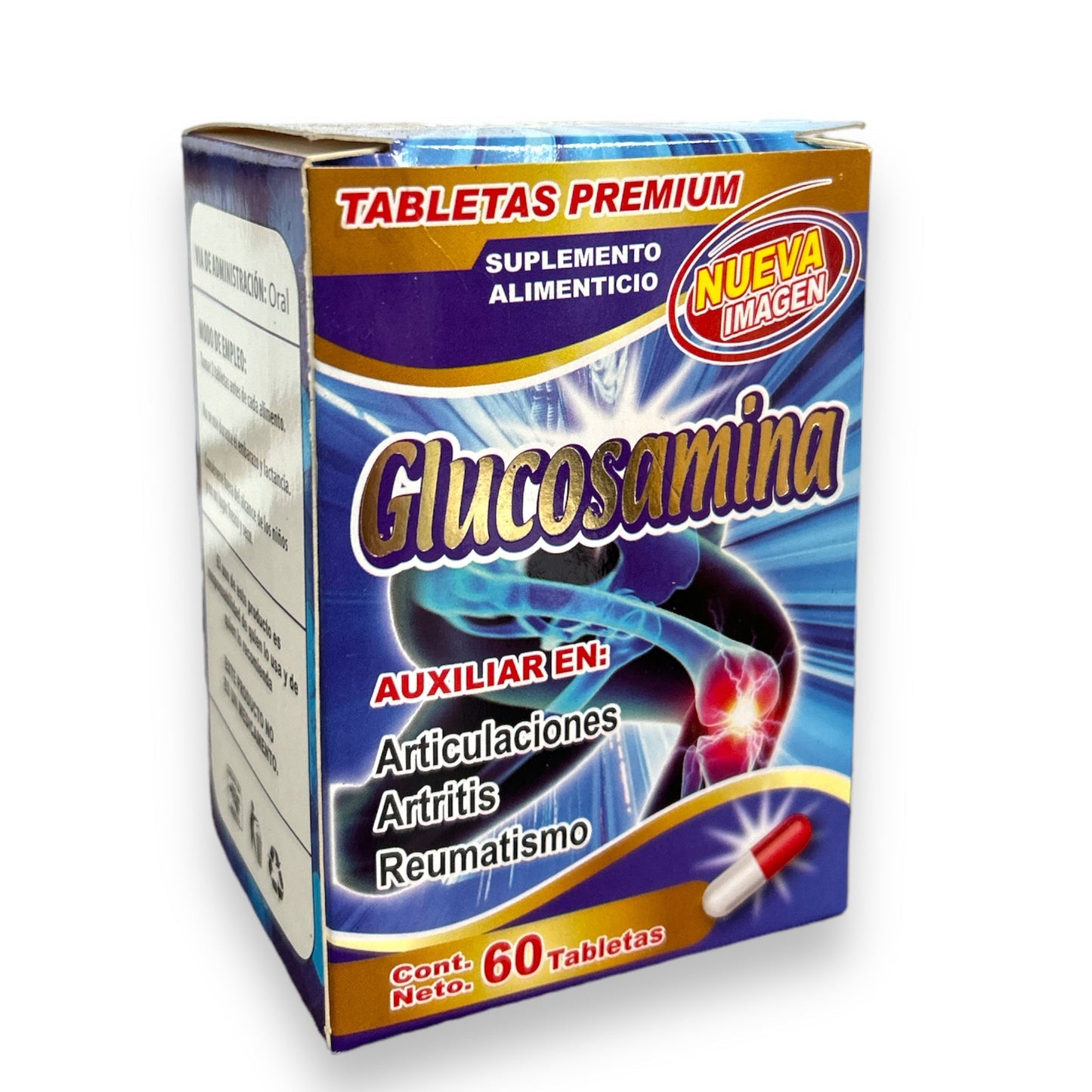 TAB GLUCOSAMINA C/60 DRAGON DORADO Y THE KING NatuZem